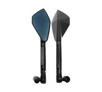 Universale 8mm 10mm Accessori CNC Moto Manubrio Specchietto Retrovisore Hd Vetro Blu Antiriflesso Calotta Specchietto Retrovisore(3)