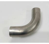 Universale Acciaio Inox Scarico Tubo IN 70mm 2.75 " Od Con 90 Gradi Gomito