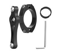 Universale Adattatore Portaborraccia Bici in Alluminio, Portabicchieri per Bicicletta Portaborraccia Regolabile Attacco Morsetto su Manubrio Reggisella MTB per Bici da Strada Mountain Bike