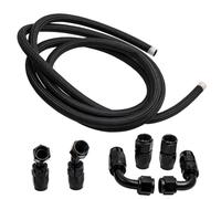 Universale 12ft An-10 Tubo Linea Olio Combustibile Swivel Hose End Kit