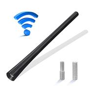 Universale Antenna Auto Radio sul Tetto 18cm - Antenna di Ricambio per Asta con Forte Funzione di Ricezione FM/AM/DAB - Viti M5 M6 Incluse