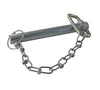 Universale - Asse di traino adattabile, asse perno per gancio di traino trattore/trattore, aratro/rimorchio, lunghezza 100 mm/diametro 19 mm