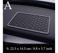 Universale Auto Anti-scivolo Cruscotto PVC Tappetino Telefono Mobile Porta Decor