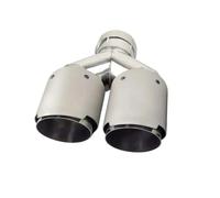 Universale Auto Modifica Lucido Marmitta Punta Y Forma Doppia Uscita Tubo Di Scarico Ugello Decorazione A Due Livelli Tubo Di Scappamento(Right In60-Out89)