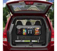 Universale Auto Organizer Tronco Indietro Sedile Posteriore Storage Borsa Grigio