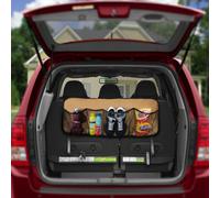 Universale Auto Organizer Tronco Posteriore Indietro Sedile Storage Borsa Beige