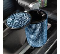 Universale Auto Posacenere Strass Cristallo Ash Sigaretta Porta Coppa Portatile