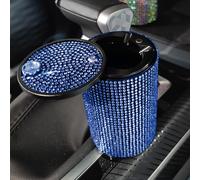 Universale Auto Posacenere Strass Cristallo Ash Sigaretta Porta Coppa Portatile