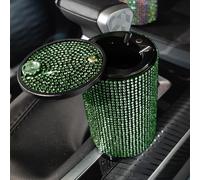 Universale Auto Posacenere Strass Cristallo Ash Sigaretta Porta Coppa Portatile
