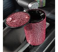 Universale Auto Posacenere Strass Cristallo Ash Sigaretta Porta Coppa Portatile