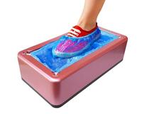Universale Automatico Copertura Scarpe, Dispenser Copriscarpe Professionale Monouso XL, Copristivale Per Laboratorio Home Office Fabbrica, Per Feste Eventi, Visitatori, Lavoratori(Pink)