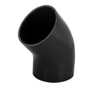 Universale Automobile 102mm 4" ID 45 Gradi Intercooler Silicone Tubo Nero