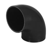 Universale Automobile 102mm 4" ID 90 Gradi Intercooler Silicone Tubo Nero