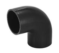Universale Automobile 70mm 2.75" ID 90 Gradi Accoppiatore Silicone Tubo Nero
