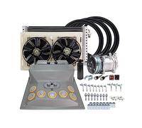 Universale Automotive 12V 24V A/C Aria Condizionata Kit for Camion Minibus Van Trattore Digger RV Escavatore AC condizionatore d'aria,Ampia Compatibilità(12 volts)