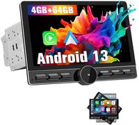Universale Autoradio 2 DIN Touchscreen IPS Da 10,6 Pollici Con Luce Dei Pulsanti
