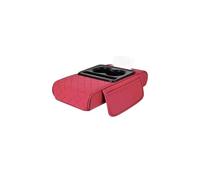 Universale Bracciolo Centrale Auto Contenitore Per Corrimano Auto Console Centrale Cuscinetto Rialzato E Spesso Con Tasca(Claret6)