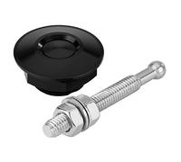 Universale Cappuccio del cofano motore Kit clip di blocco chiusura pin auto rapido(nero)