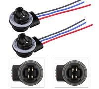 LED 15W 4057 Bianco 6000K Due Lampadine Luce Anteriore Giro Signal Parco