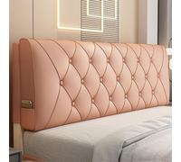 Universale Copertura Per Testiera Per Letto,Cuscino Da Lettura,Cuscino Da Lettura Per Letto,Addensare Anti-Graffio Anti-Polvere,Copri Testiera Letto Matrimoniale Imbottito(180*60*10CM,Orange)