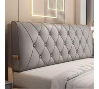 Universale Copertura Per Testiera Per Letto,Cuscino Da Lettura,Cuscino Da Lettura Per Letto,Addensare Anti-Graffio Anti-Polvere,Copri Testiera Letto Matrimoniale Imbottito(150*60*10CM,Dark gray)