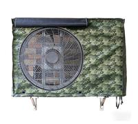 Universale Copri Condizionatore da Esterno, Realizzata Copri Climatizzatore Esterno in Resistente Oxford Spesso con Rete di Ventilazione(Green,82x55x33cm/31x21x13in)