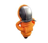 Universale Copri Pomello Cambio Auto per VW Polo Mk6 ID.4 E21 ID.5 E39 T-Cross C11 T-ROC Taigo CS1 Tiguan Touareg CR, Resistente all'Usura Antiscivolo Lavabile,Orange