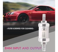 Universale Cromo Vetro Petrolio Crude Oil Motore Inline 5/16 "8mm