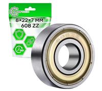 Universale Cuscinetti Sfera 608 ZZ 8x22x7mm Acciaio Resistente - ONIX TECH