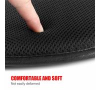 Universale Cuscino Sedile 3D Rete Tessuto Nero Comfort Sollievo Pressione