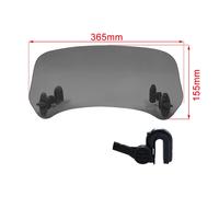 Universale Del Motociclo Parabrezza Estensione Spoiler Regolabile Morsetto-On Pa