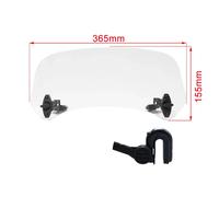 Universale Del Motociclo Parabrezza Estensione Spoiler Regolabile Morsetto-On Pa
