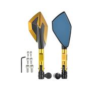 Universale Del Motociclo Specchio CNC Lato Retrovisore Specchietto Retrovisore Per Suzuki Per B-King GSF1250 GSF600 Per Gladius SFV650(Oro)