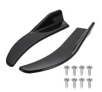 Universale Di Borse Per Auto Paraurti Angolari Spoiler Labbro Posteriore Anteriore Anticollisione Gonna Laterale Angolo Paraurti Labbro Diffusore(1 Pair Black)