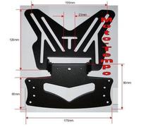 Universale di Coda Ordinata Nuovo Targa Supporto