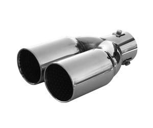 Universale Doppio Scarico Finiture Punta Coda Tubo Marmitta per Suzuki Samurai