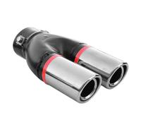 Universale Doppio Scarico Finiture Punta Coda Tubo Per VW Passat Bora Sede