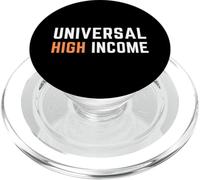 Universale Economia ad alto reddito Libertà finanziaria AI Futuro PopSockets PopGrip per MagSafe