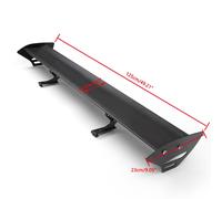 Universale Hatchback Alluminio Gt Posteriore Tronco Ali da Corsa Spoiler Con Red