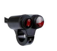 Universale Manubrio Interruttore Montaggio Manubrio Moto 22 mm Manopola di Controllo Manubrio Moto in Lega di Alluminio Due in Uno Interruttore Fendinebbia