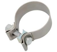 Universale Morsetto per Tubo di Scarico, Fascetta Scarico,fascetta per tubi di scarico In Acciaio Inox Connettore per Tubo di Scarico Clip,Fascette per tubi di scarico (OD:57MM)