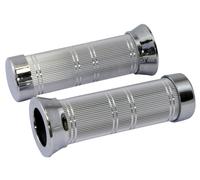 Universale Moto Custom Manopole Zigrinato Classico 22MM Sinistro 25MM Destro