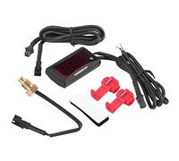 Universale moto da corsa termometro digitale temperatura dell' acqua calibro misuratore per scooter (rosso)