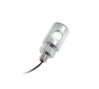 Universale Moto Illuminazione Del Numero di Targa Luce Targa Byte Cromo