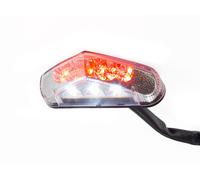Universale Moto LED Luce Posteriore Chiaro Brisk2 Luce Targa Contrassegno E