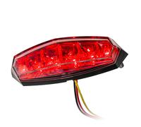 Universale Mini per Moto Fanale Posteriore LED con Rosso Riflettore Koso