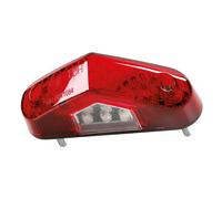 Universale Moto Rosso led Faro Fanale Luce TARGA Stop Posteriore 12v - HM