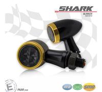 Universale Moto Smd-Blinkerset Jack Nero/Oro Colorato M8 Contrassegno E