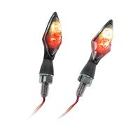 Universale Moto Winker Luce LED Con Rück-bremslichtkombination Tinto Omologati