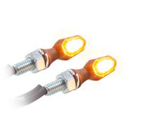 Universale Moto Winker Luce LED Crumb ' Filetto M6 Contrassegno E Scooter